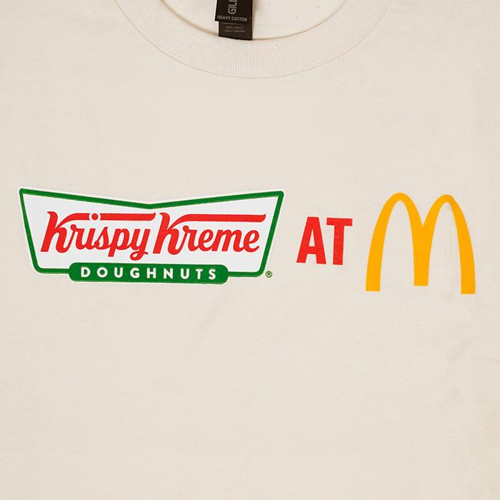 Mcdonalds] マクドナルド × クリスピークリームドーナツ Tシャツ