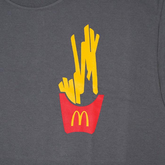 【日本製】ブートレガーズ マクドナルド フットボール Tシャツ Mcdonalds] マクドナルド Tシャツ McDonald's FALLING FRIES TEE