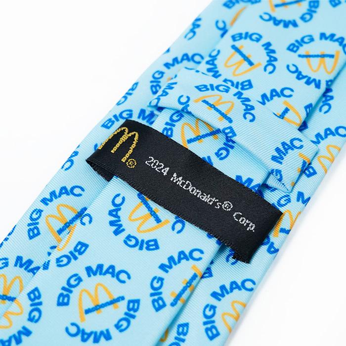 Mcdonalds] マクドナルド ネクタイ McDonald's RETRO BIG MAC PATTERN