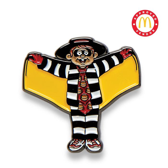 ネコポス発送】マクドナルド ラペルピン McDonald's HAMBURGLAR LAPEL
