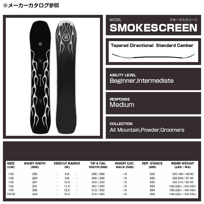RIDE（ライド） スノーボード 板 RIDE SMOKESCREEN スモークスクリーン メンズ 24-25 日本正規品 : Ne.S.T ...