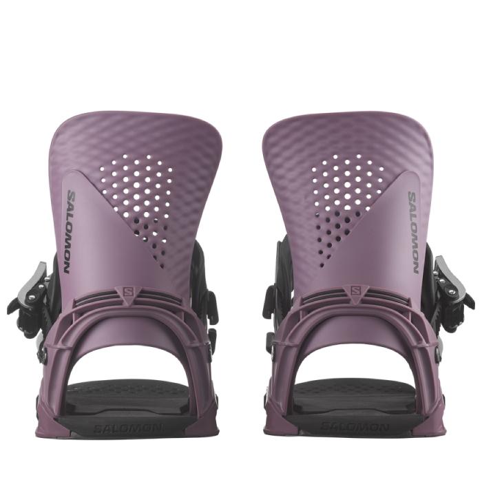 Salomon スノーボードビンディング ホログラムパープル M