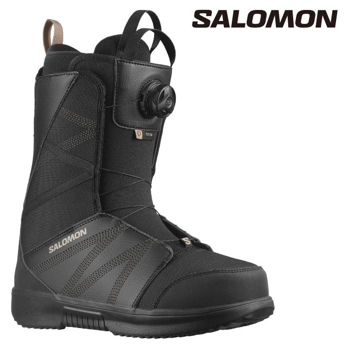 SALOMON TITAN ブラック スノーボードブーツ SALOMON（サロモン） スノーボード ブーツ SALOMON TITAN BOA Black