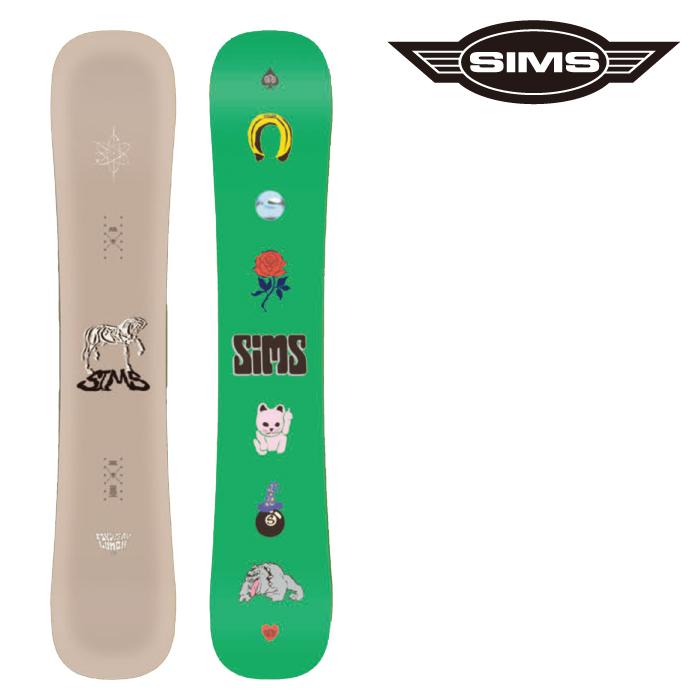 simsシムスMYSTERY LUNCH　ミステリーランチ161cmスノーボード SIMS スノーボード 板 シムス SIMS MYSTERY LUNCH ミステリー ランチ
