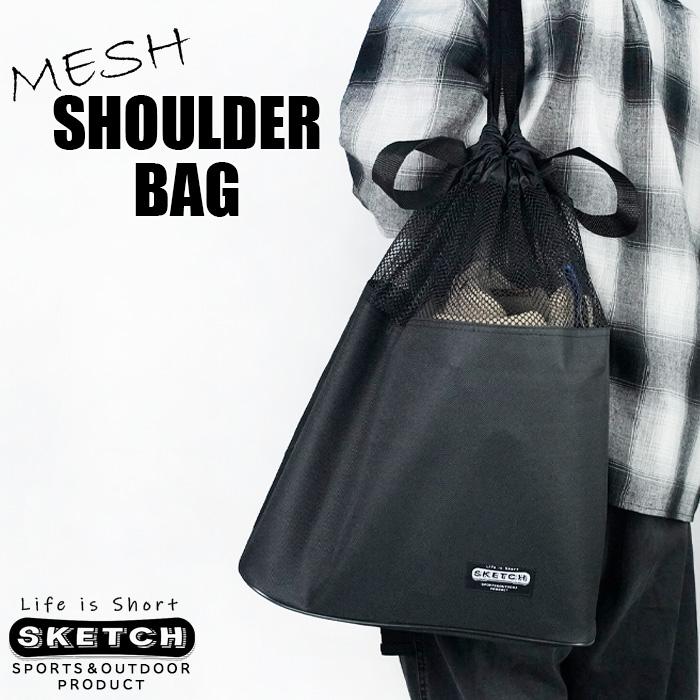 メッシュショルダーバッグ ブーツケース sketch MESH SHOULDER BAG