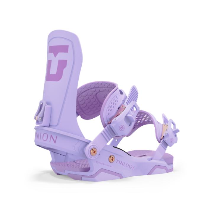 ビンディング　レディース　Union TRILOGY サイズS ラベンダーピンク Union Trilogy Snowboard Bindings - Women's 2026 | evo