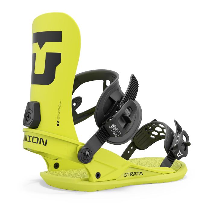 UNION バインディング　ビンディング　STRATA ACID GREEN UNION BINDING スノーボード ビンディング ユニオン UNION STRATA Acid