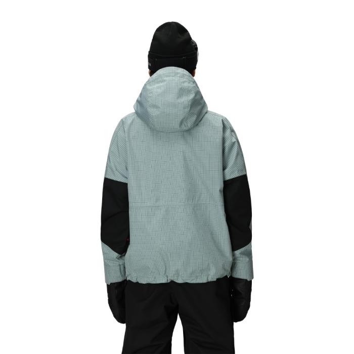 [日本正規品] スノーボード ウェア アノラック ジャケット シックスエイトシックス 686 WOMENS OUTLINE SHELL ANORAK Dusty Marine Grid レディース 25-26_2