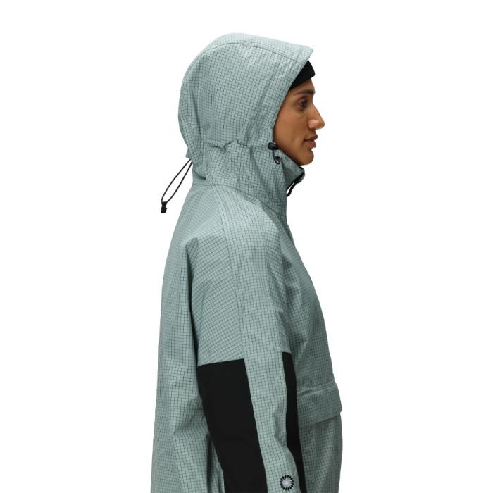 [日本正規品] スノーボード ウェア アノラック ジャケット シックスエイトシックス 686 WOMENS OUTLINE SHELL ANORAK Dusty Marine Grid レディース 25-26_3