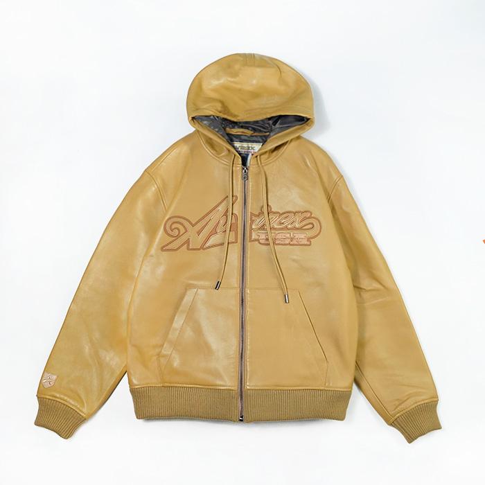 AVIREX（アヴィレックス） レザージャケット AVIREX NAPPA HOODIE