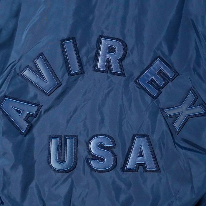 アヴィレックス レザージャケット AVIREX REVERSIBLE TRACK JACKET AVF251O29 Black リバーシブルトラックジャケット ブラック 黒 ラムスキン ラムレザーの画像