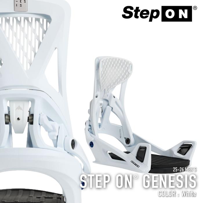 Burton Genesis ビンディング ホワイト/ブラック BURTON（バートン） 日本正規品 スノーボード ビンディング BURTON