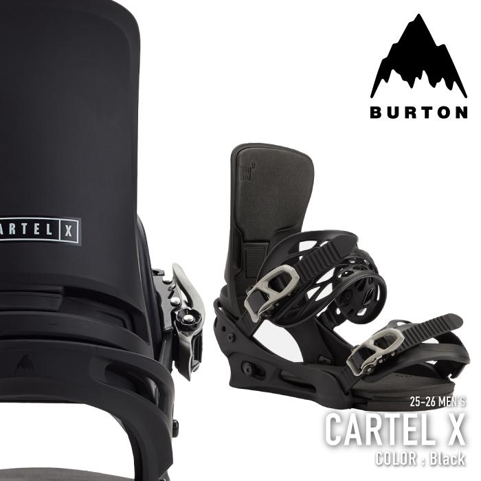 CARTEL メンズビンディング M ブラック BURTON 日本正規品 スノーボード ビンディング バートン MEN'S
