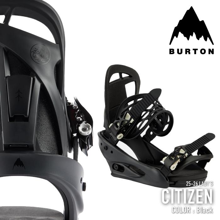 Burton スノーボードビンディング ブラック　women BURTON（バートン） 日本正規品 スノーボード ビンディング BURTON