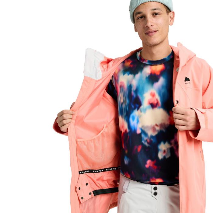 [日本正規品]  スノーボード ウェア ジャケット バートン BURTON MEN'S RESERVE 2L JACKET Sunrise Coral メンズ 25-26 爆買の画像