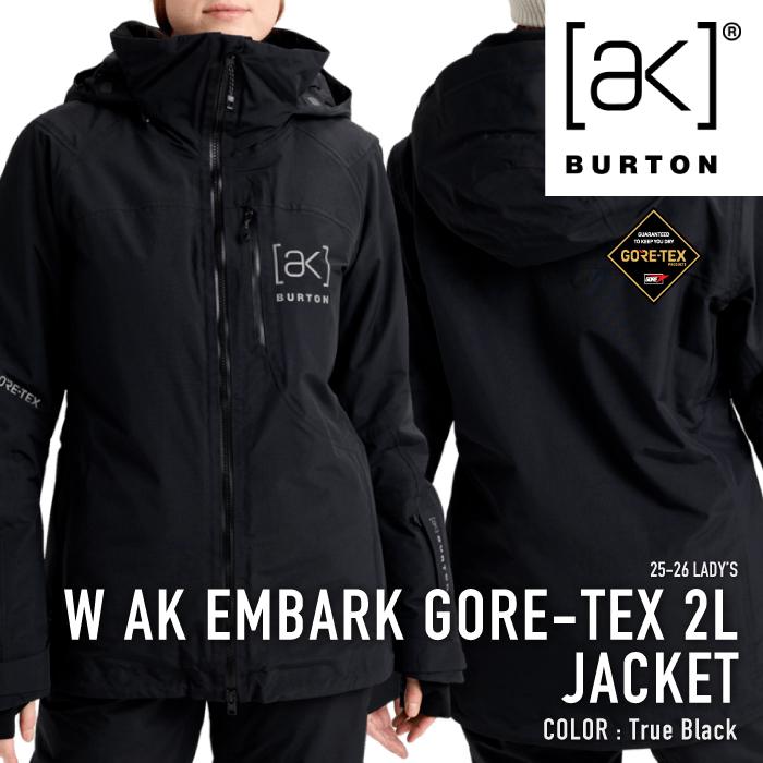 激レア BURTON AK バートン レディース embark ジャケット 黒 BURTON（バートン） [日本正規品] スノーボード ウェア ジャケット