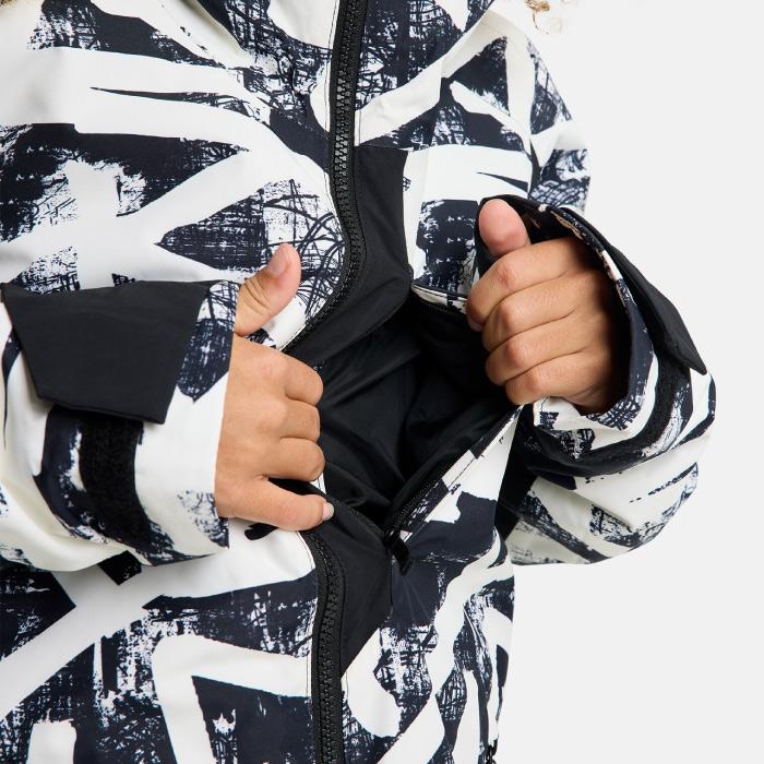 美品Burtonバートン　ガールズ　L(150) スノージャケット 女子 BURTON（バートン） 日本正規品 スノーボード ウェア ジャケット