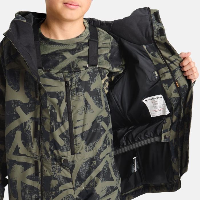 BURTON カモフラージュ ジャケット Mサイズ BURTON カモフラージュ ジャケット キッズM 140 スノーウェア BURTON