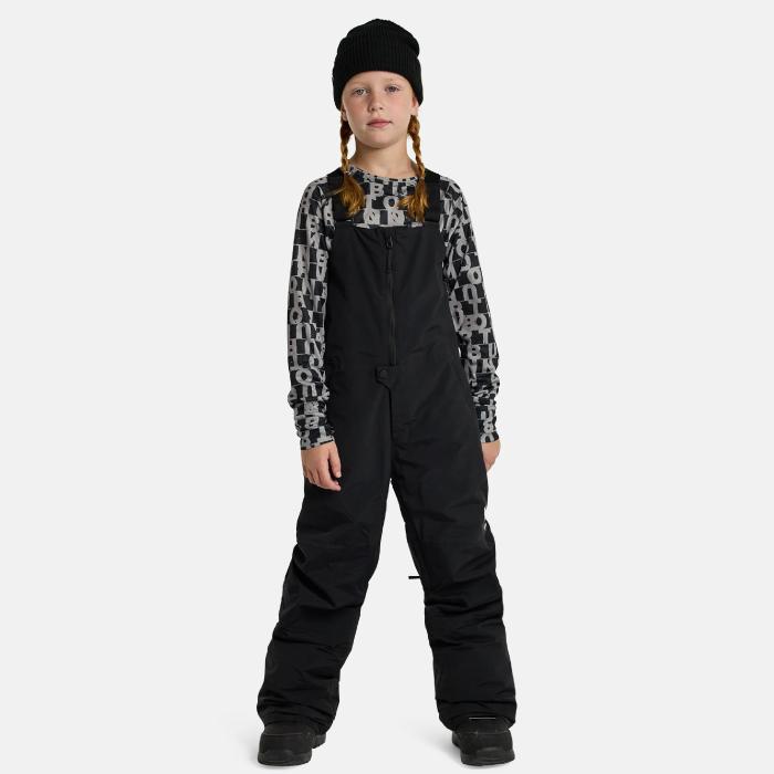 BURTONキッズ⭐︎スカイラービブパンツ 黒　23-24モデル BURTON 2023/2024 Kids Skylar 2L Bib Pants キッズ ビブパンツ
