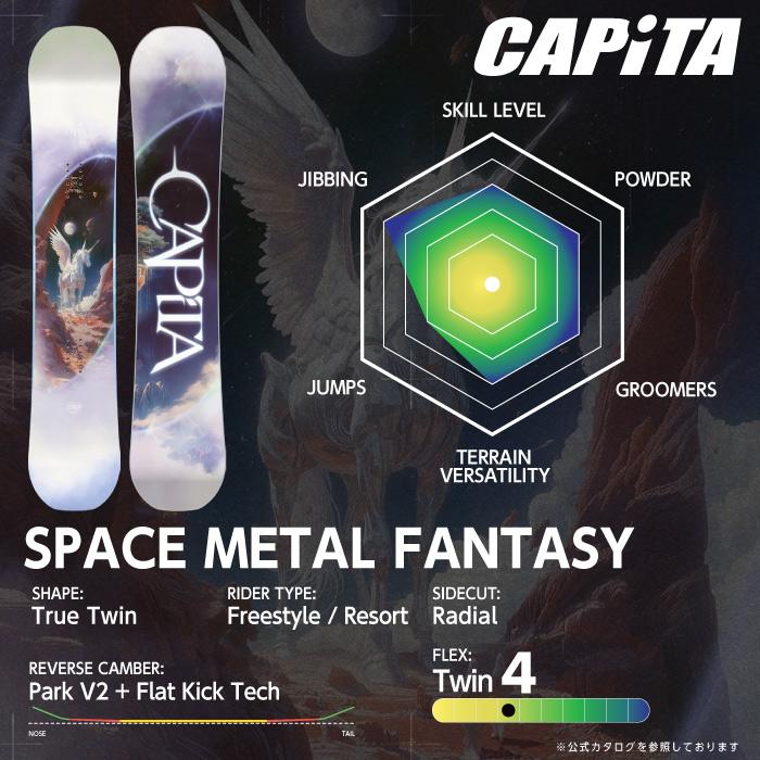 CAPiTA [日本正規品] スノーボード 板 キャピタ CAPITA SPACE METAL