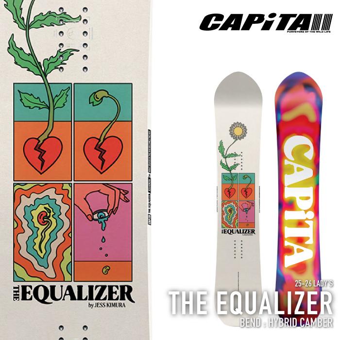 スノーボード　capita equalizer 142 キャピタ CAPiTA The Equalizer Snowboard by Jess Kimura Snowboard 2025