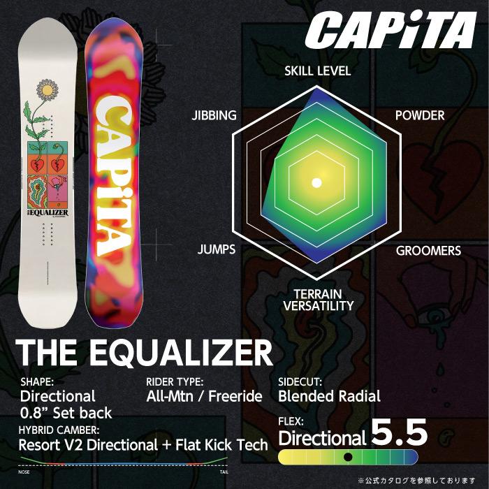 CAPiTA 日本正規品 スノーボード 板 キャピタ CAPITA THE EQUALIZER