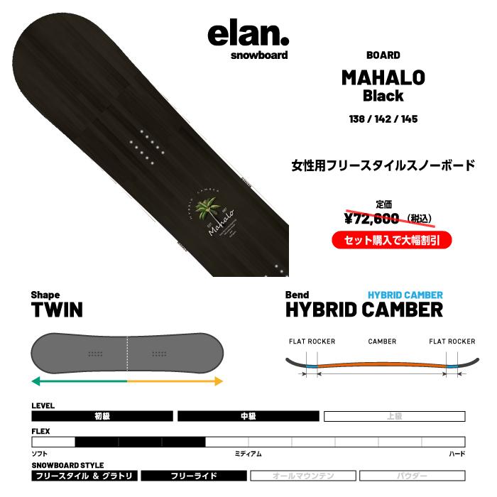 elan（エラン） 日本正規品 スノーボード ビンディング 2点セット ELAN