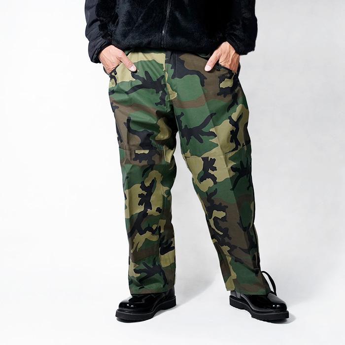 新品未使用　米軍放出品　ECWCS GORE-texオーバパンツ　カモフラージュ オーバーパンツ GI ECWCS LEVEL5 GORE-TEX OVER PANTS エクワックス