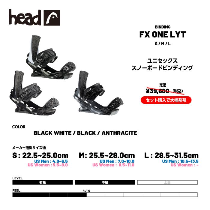 HEAD（ヘッド） 日本正規品 スノーボード ビンディング 2点セット HEAD