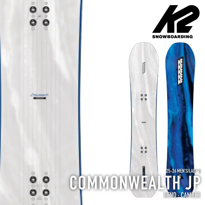 K2 日本正規品 スノーボード 板 ケーツー K2 COMMONWEALTH JP コモン