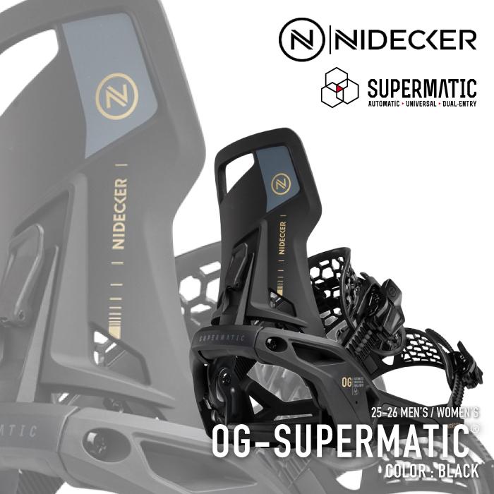 NIDECKER（ナイデッカー） 日本正規品 スノーボード ビンディング