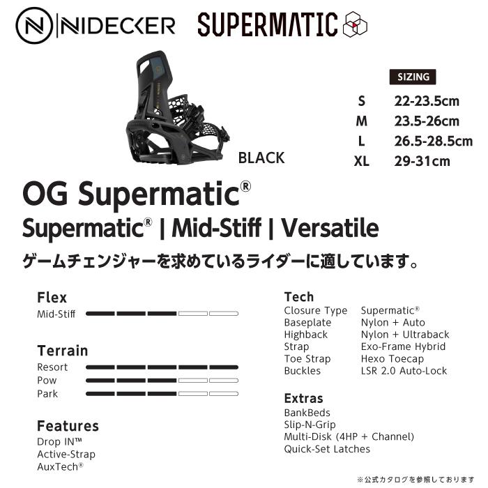 NIDECKER（ナイデッカー） 日本正規品 スノーボード ビンディング