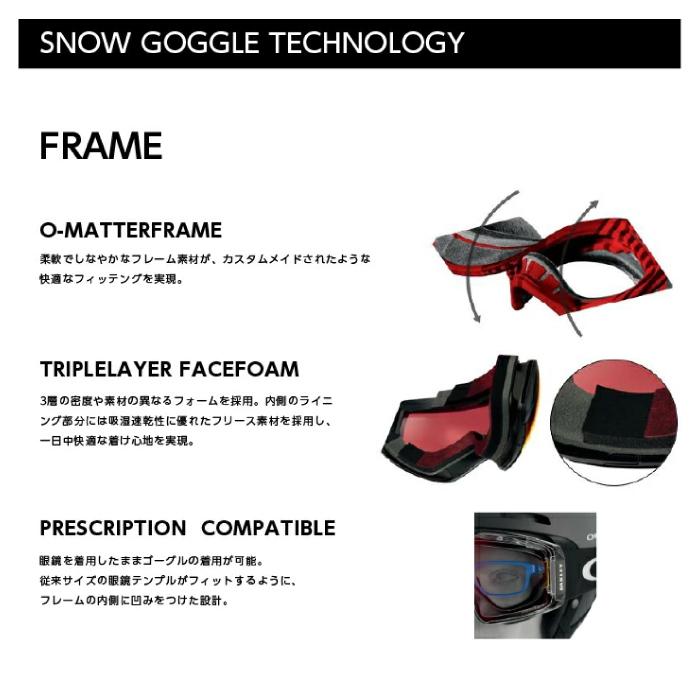 OAKLEY（オークリー） 日本正規品 スノーボード スキー ゴーグル