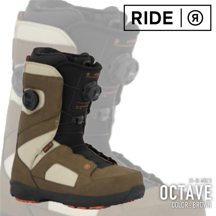 RIDE（ライド） 日本正規品 スノーボード ブーツ RIDE OCTAVE Brown