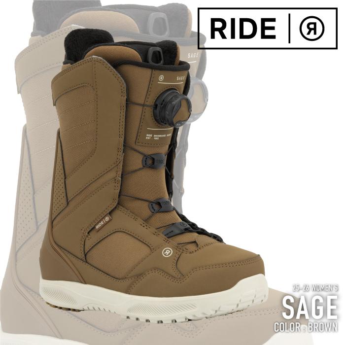 RIDE（ライド） 日本正規品 スノーボード ブーツ RIDE SAGE Brown 