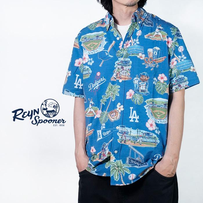 REYN SPOONER ドジャース　アロハシャツ reyn spooner（レインスプーナー） MLBコラボ アロハシャツ Reyn