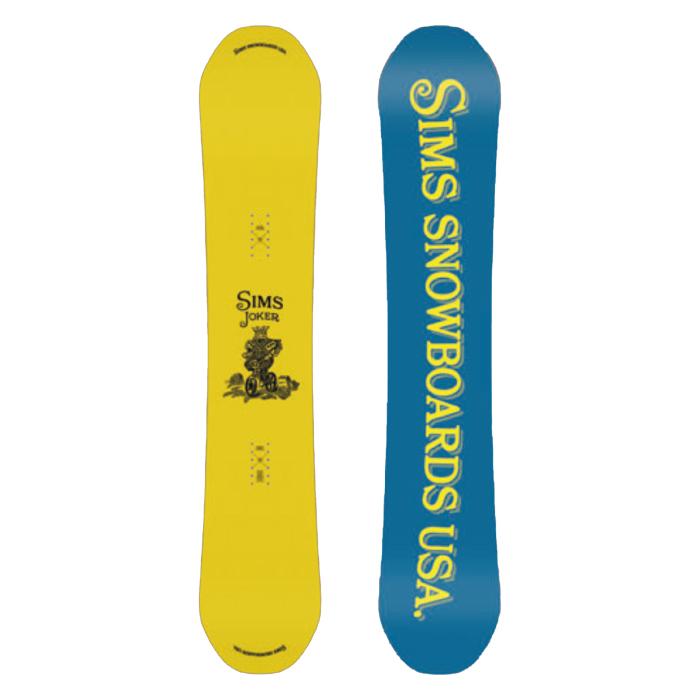 シムス　155cm SIMS スノボ　板　スノーボード　眞空雪板等ステッカー付き SIMS 日本正規品 スノーボード 板 シムス SIMS JOKER (JP LTD COLOR