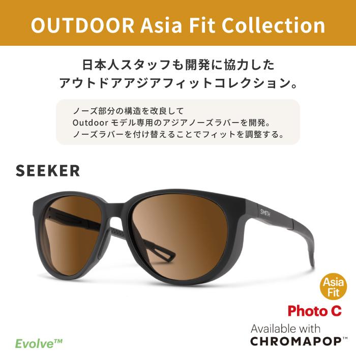SMITH（スミス） 日本正規品 サングラス SMITH SEEKER ASIA FIT Matte