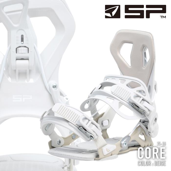 SP Binding 日本正規品 スノーボード ビンディング エスピー SP CORE Beige コア バインディング メンズ レディース ...