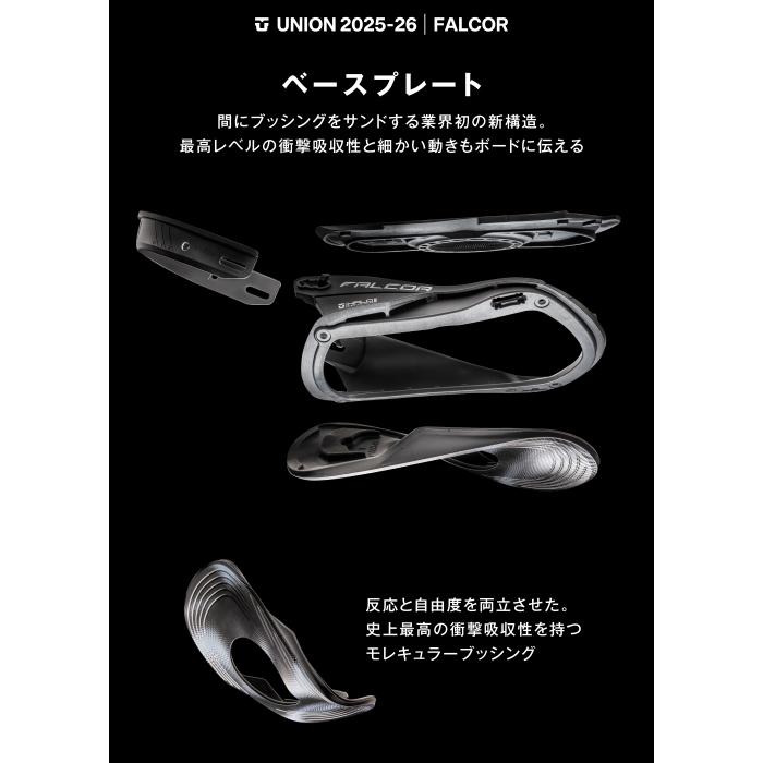 UNION Falcor スノーボードビンディング UNION BINDING 日本正規品 スノーボード ビンディング ユニオン UNION