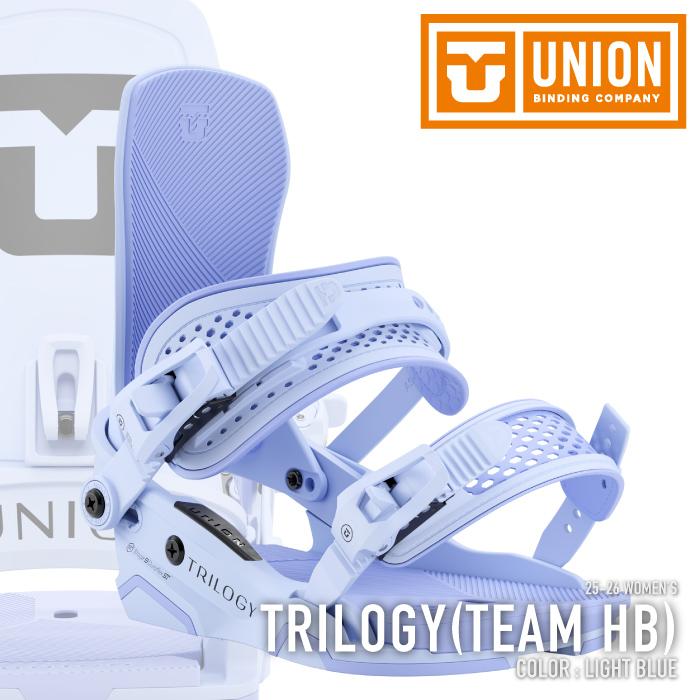 ユニオン UNION トリロジー ビンディング バインディング スノボ 水色 UNION BINDING [日本正規品] スノーボード ビンディング