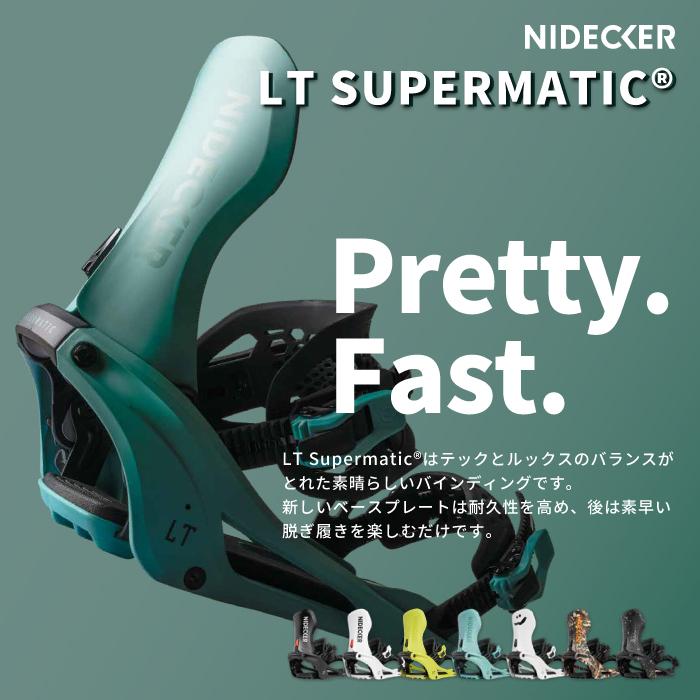 Nidecker Supermatic LT DUSK M Size 新品未使用 NIDECKER（ナイデッカー） 日本正規品 スノーボード ビンディング