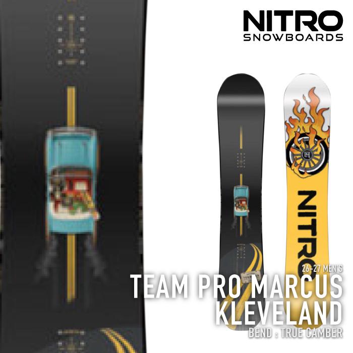 スノーボード 板 ナイトロ NITRO TEAM PRO MARCUS KLEVELAND チーム