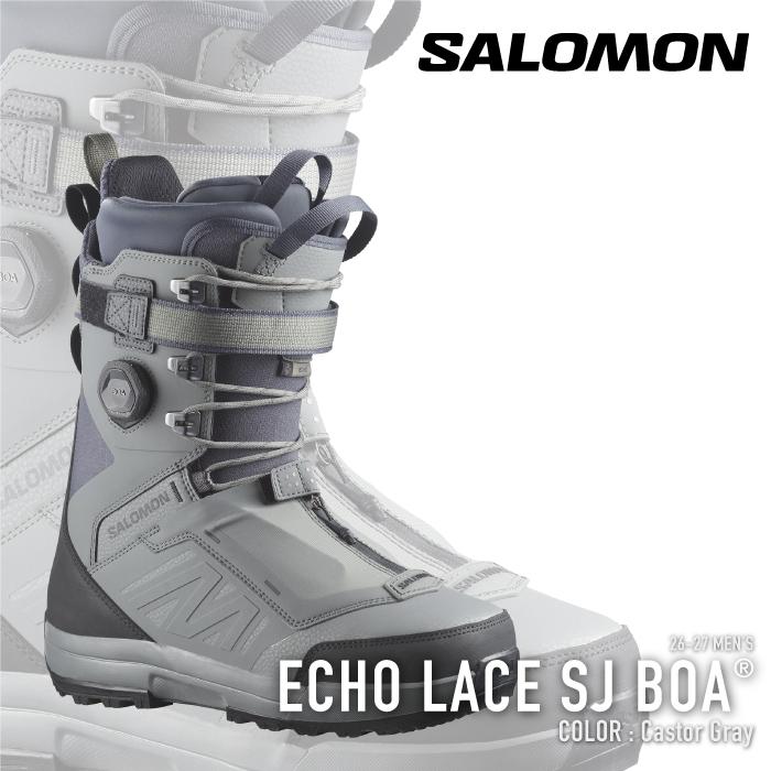 ウィンタースポーツ SALOMON ECHO LACE SJ BOA スノーボードブーツ 26cm