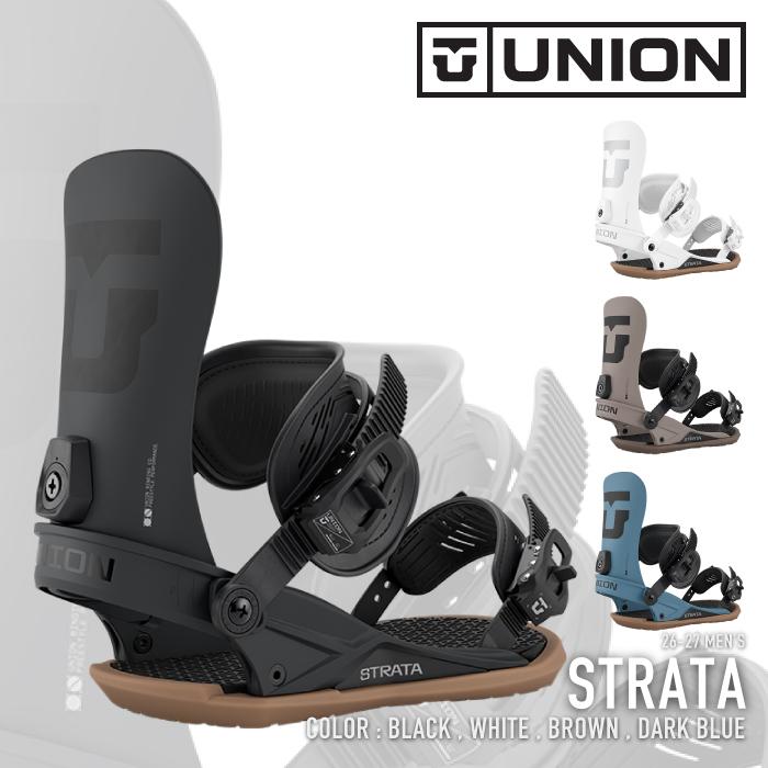 UNION BINDING STRATA ビンディング ブラック　Ｍ UNION BINDING [日本正規品] スノーボード ビンディング ユニオン
