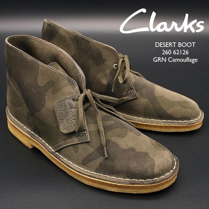 特典アリ セットで割引 クラークス デザートブーツ Clarks Desert Boot 260 Grn Camouflage Usサイズ カモ柄 迷彩柄 レザー ブーツ Zrc A 15ck2903 Grn Ne S T 通販 Yahoo ショッピング