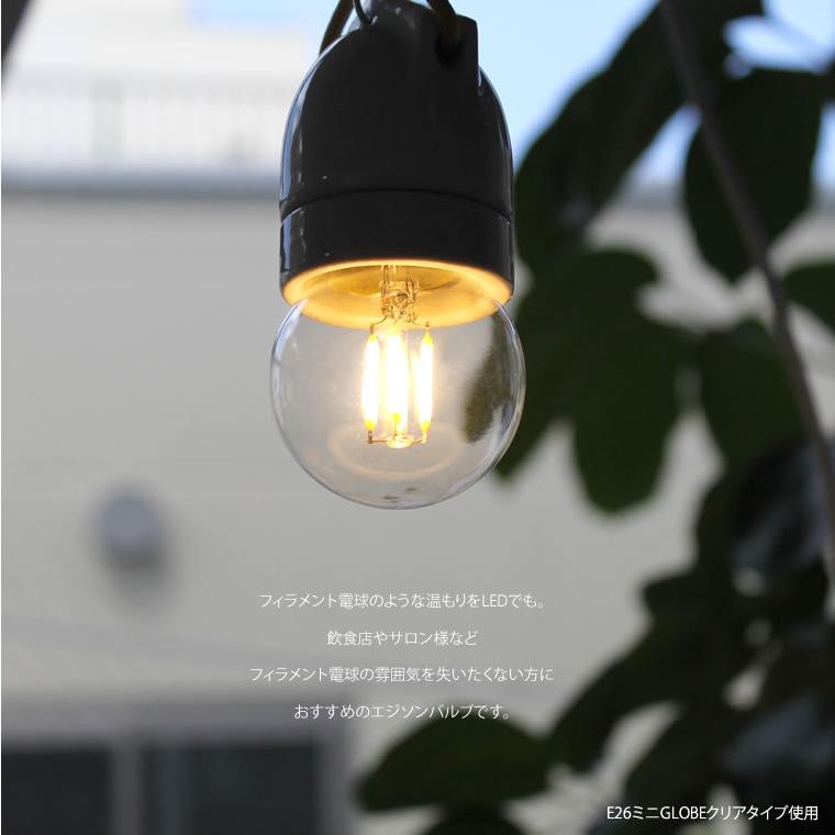 EdisonBulb 5個セット 調光器対応 LED電球 E26 エジソンバルブLED ミニ