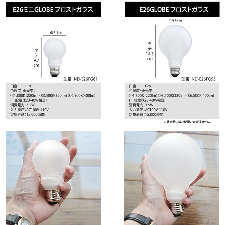 E26フロストガラス GLOBE ミニGLOBE エジソンバルブLED電球 ノスタルジア 3段階調色 40W 30W 20W相当 リモコン不要 電球色 昼光色 温白色 眩しくない ボール型｜nestbeauty｜05