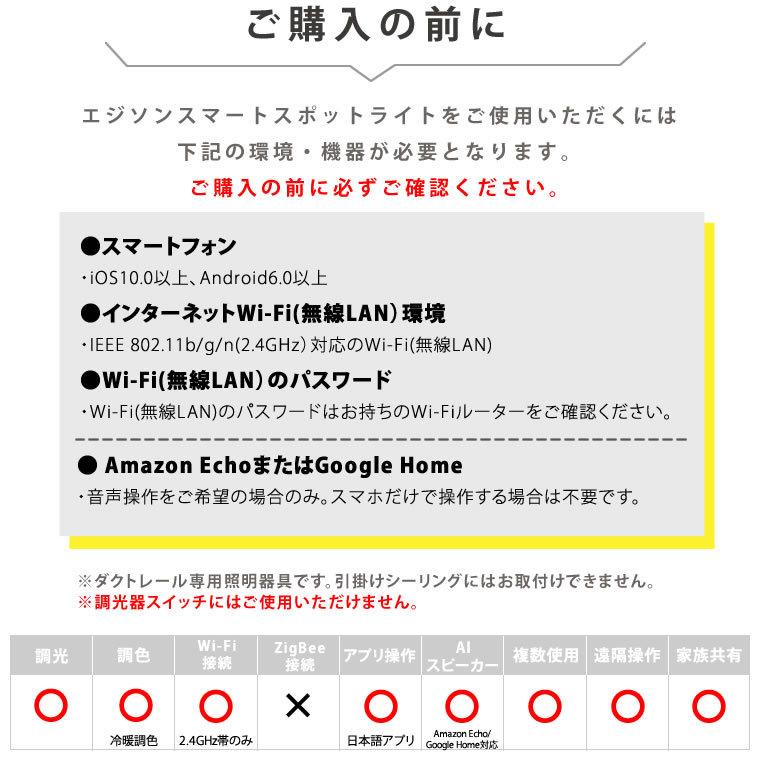 エジソンスマート スポットライト Led一体型 ダクトレール用 Wi Fi スマート電球 調光 調色 明るい 照明器具 Iot家電 Aiスピーカー アプリ スマホで操作可能 Esmartspot Life Is 通販 Yahoo ショッピング