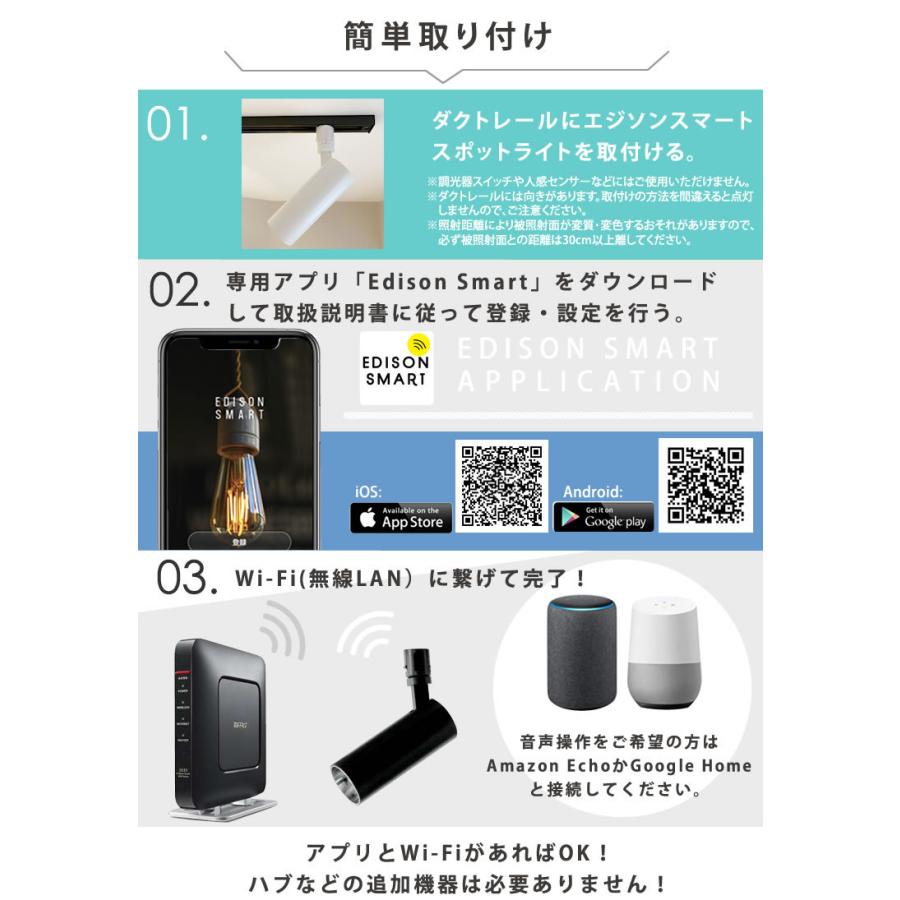 Edison Smart（エジソンスマート） スポットライト LED一体型 ダクト